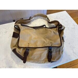 VTG J Crew Crossbody Mailbag Leather Bottom - New with Tag, Abingdon